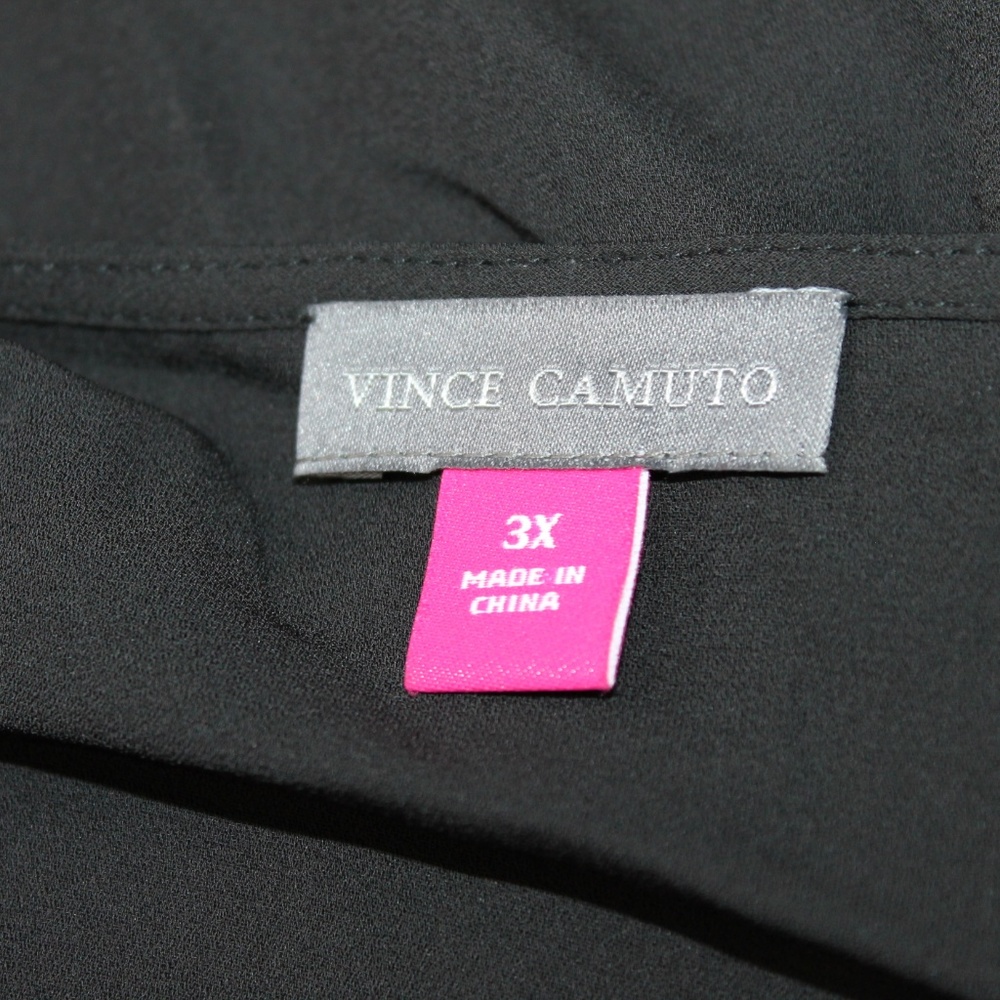 Vince Camuto Black Bell Sleeve Blouse Top NEW - Picture 8 of 8